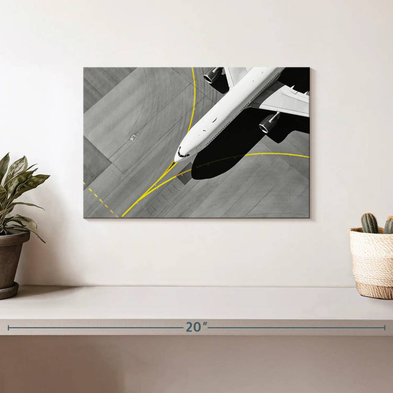 Mehar Airplane From Above, 8" H x 12" W