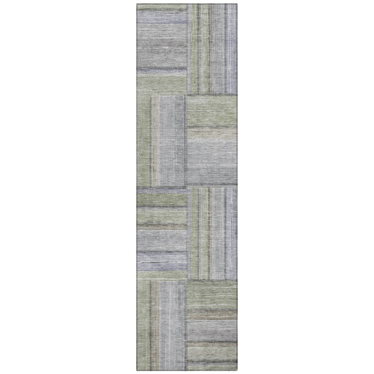 Machine Washable Indoor/Outdoor Jeffery ACN2285 Geometric Rug