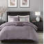 Ensemble de housse de couette 6 pièces pour lit très grand / très grand californien moderne et contemporain mauve-996180980-996180978