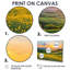 «Countryside Rolling Hills At Golden Hour I», impression sur toile encadrée-1804482064-1804482073-1804482074