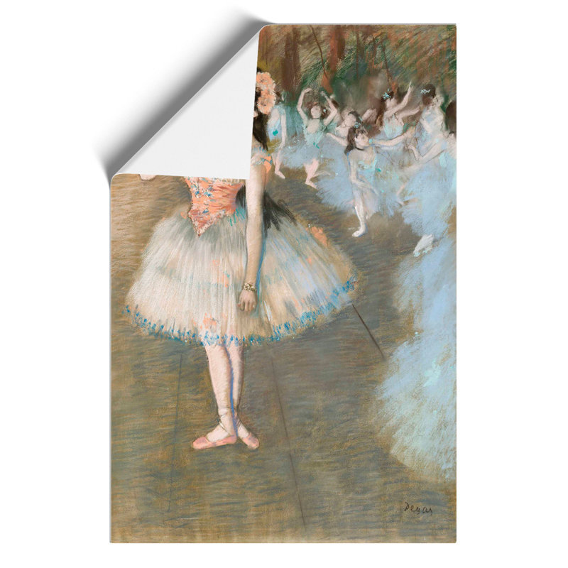 Performing Ballet Ballerina Dancers by Edgar Degas - Frameless Print, 59cm H x 42cm W x 0.1cm D