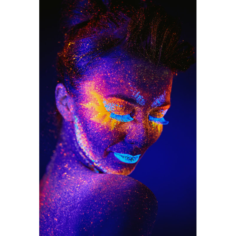 Uv Portrait by Fyb - Wrapped Canvas Print, 46cm H x 30cm W