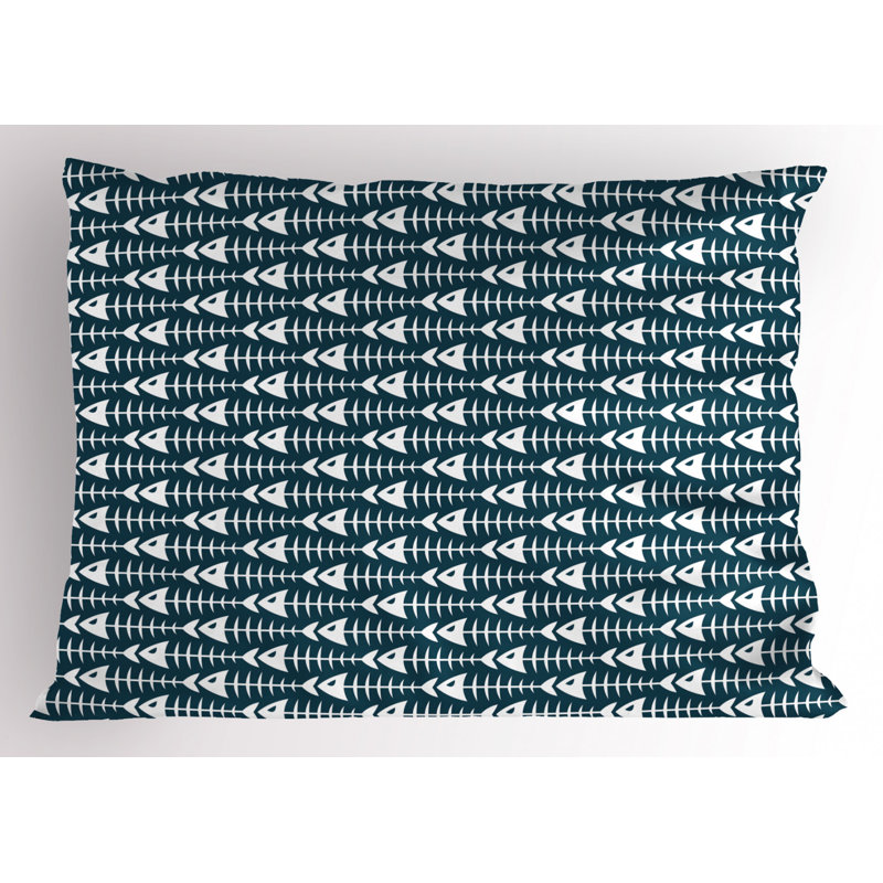 Fish Polyester Sham Set, Twin