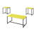 Kapp Coffee Table,3 Piece Coffee Table and End Table Set,Trestle Leg-1119636943