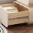 Modern White Nightstand with 2 Drawers, Rounded Corner Bedside Table with Solid Base, Minimalist Storage Cabinet for Bedroom, Small Space Friendly End Table with Smooth Finish