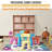 Unglazed Exterior 8-Section Bookcase Classroom Storage Locker
