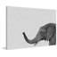 Side Elephant II - Drawing on Canvas-1027589312