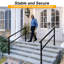 Stair Railing Kit Handrail Flexible Outdoor Deck Hand Rail(Set of 2)-99452751