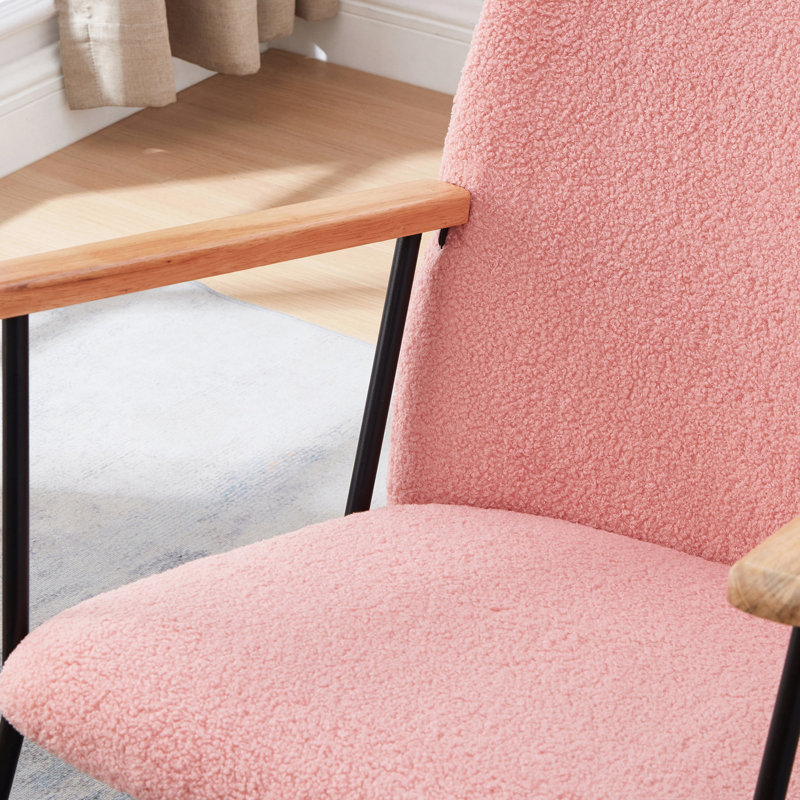 Fauteuil oscillant réglable, siège rembourré en éponge rose pour chambre de bébé, chambre à coucher, chaise de salon moderne avec, rose, chambre douillette, chambre de bébé