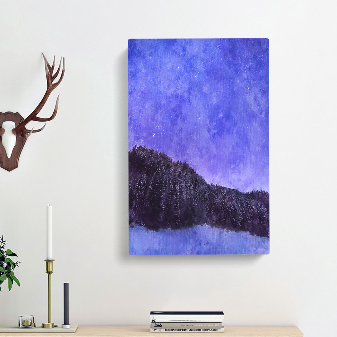 Forest Beneath The Stars - Wrapped Canvas