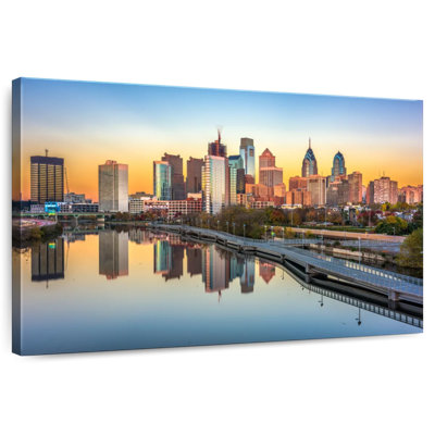 Philadelphia Skyline Reflection