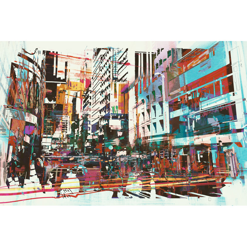 Abstract Art - Wrapped Canvas Print, 20cm H x 30cm W x 3.8cm D