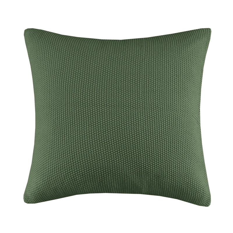 Taie décorative Tino, 20 po X 20 po, Vert