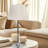 Modern Splendor 3-Piece Floor and Table Lamp Set, Silver with White Shade