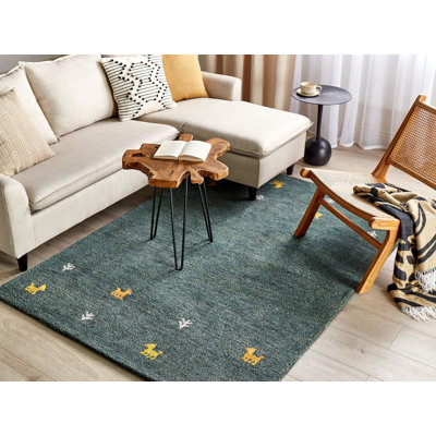 Quakertown Geometric Wool Hand Woven Area Rug
