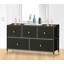 Commode double 5 tiroirs l 39,4 po-88306022