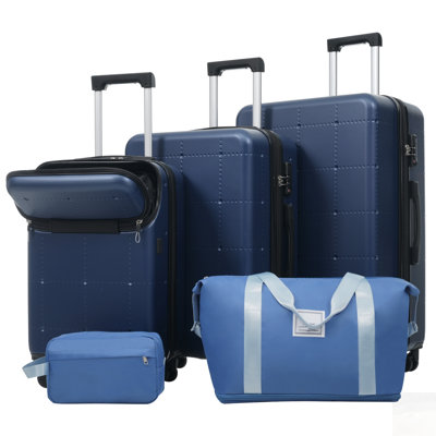 Ensemble de valises rigides durables avec port USB, valises extensibles et sacs de voyage pour un voyage polyvalent et sécuritaire