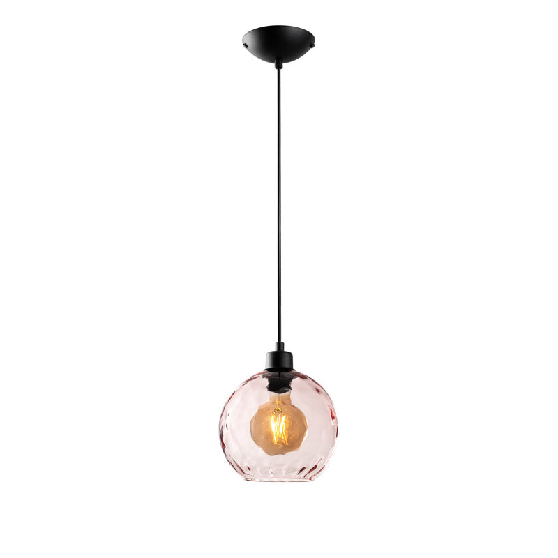 Sheen - Light Pendant, Pink, Black