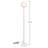 55.3'' Satin Traditional Floor Lamp Set
