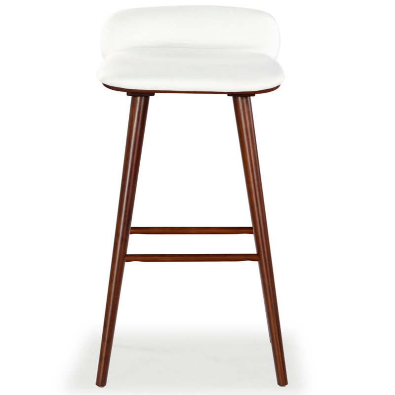 Vanya Barstool, Short Stool - 28", White