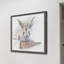 « happy lapin », reproduction d’art encadrée-21128591
