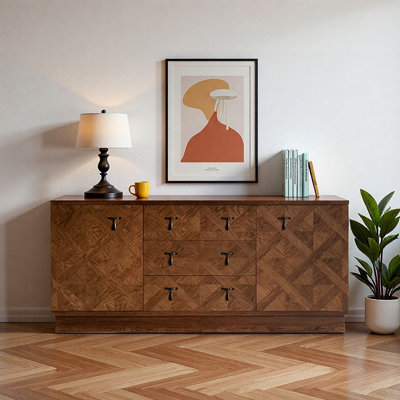 Italian style simple and luxurious sideboard
