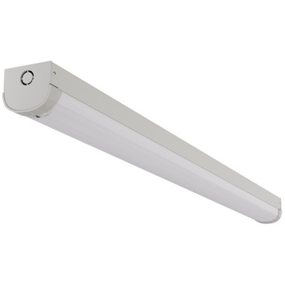Éclairage de secours linéaire à cage à 2 niveaux avec capteur de mouvement à 3 niveaux avec télécommande, CCT 10W / 20W 125lm / W, batterie de secours, 30K / 40K / 50K, luminaire commercial à intensité variable de 2 pieds, ETL