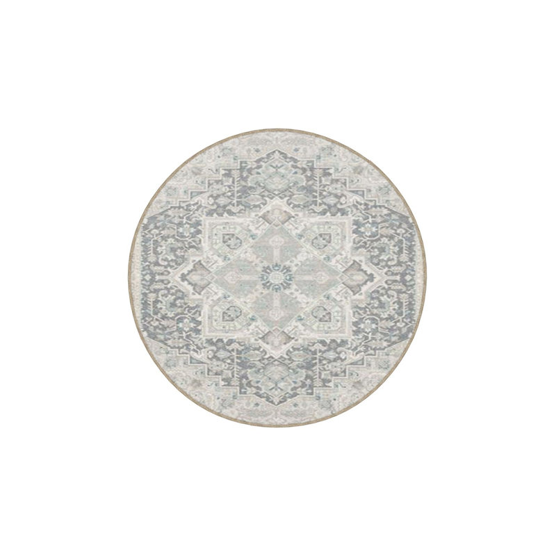 Tapis gris lavable à la machine, Rectangle 3 pi 3 po x 4 pi 11 po