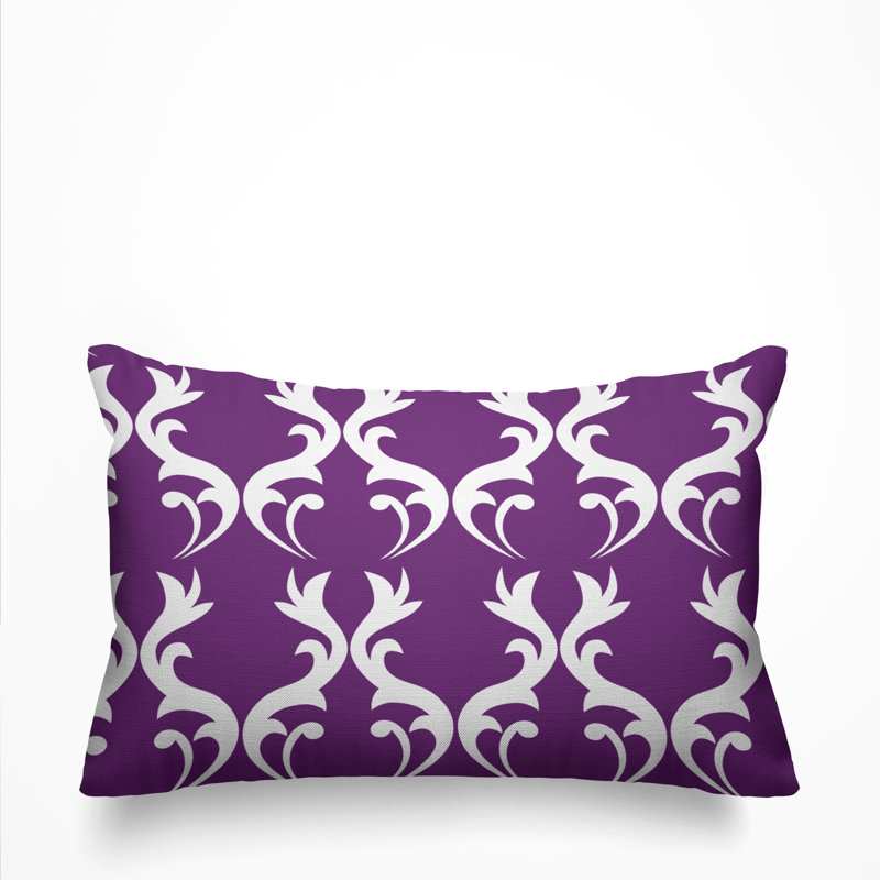 Housse et insert de coussin d'extérieur Galton, Améthyste