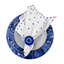 Glass Evil Eye Napkin Ring Gift Box-982285896