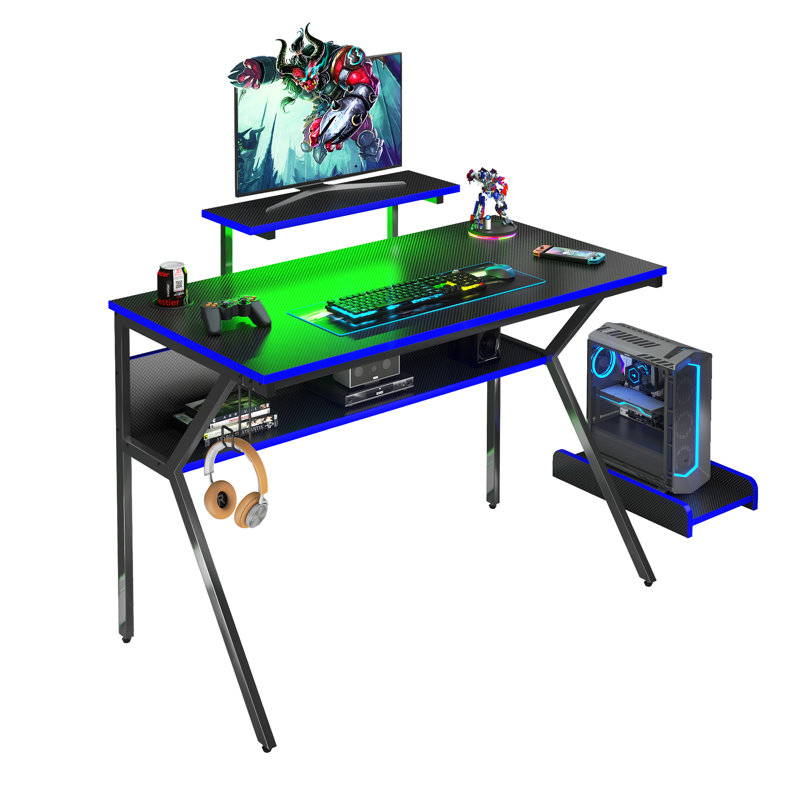 Bureau Greer, Bleu / noir