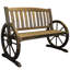 Harley Solid Wood Fir Outdoor Bench