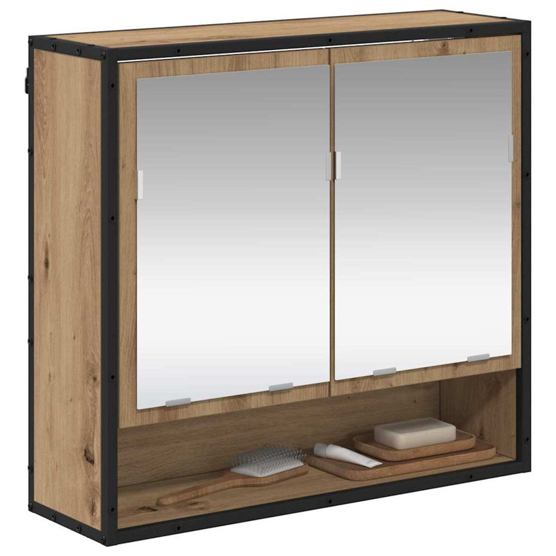 Bathroom Cabinet, Artisan Oak