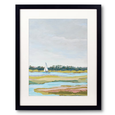 «Floating on Folly River» par Karin Olah - Peinture