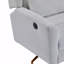 Fauteuil électrique pivotant avec fonction inclinable et pivotant à 360 ° avec base inclinable dorée-1282121779