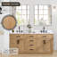Ensemble de meuble-lavabo double avec miroir Gavino-584139499-584139498-547122679