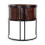 Fauteuil d'appoint en cuir Rockford