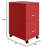 Krahn 14.25'' Wide 2 -Drawer Mobile Steel File Cabinet-12974309