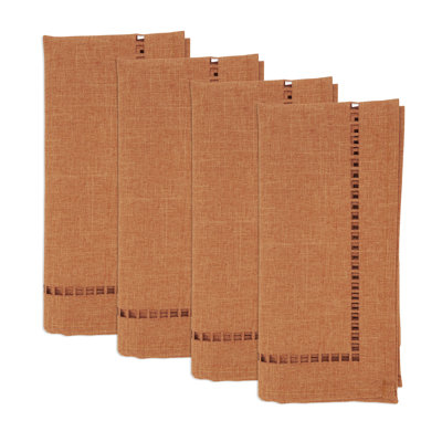 Ensemble de 4 serviettes de table découpées au laser