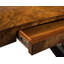 Bureau courbé en bois massif