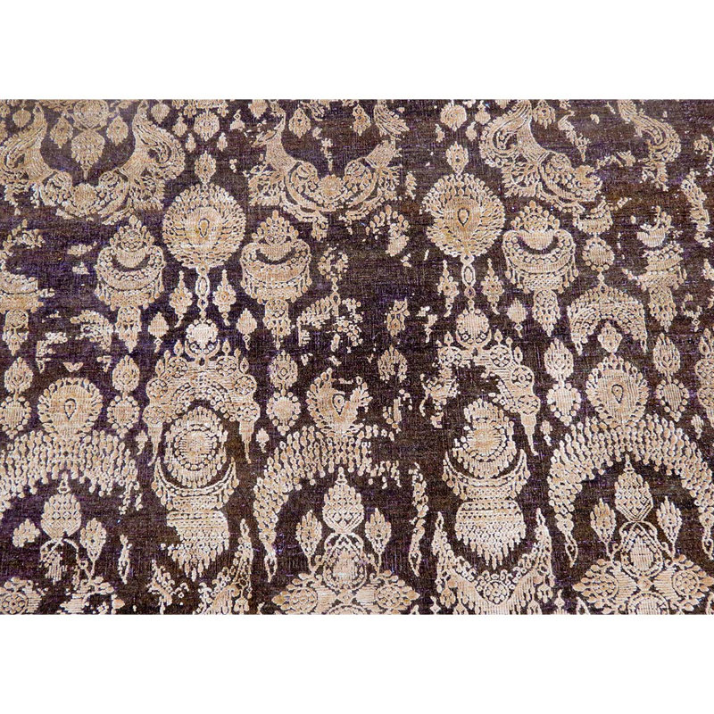 Ikat Area Rug, Rectangle 8' x 10'