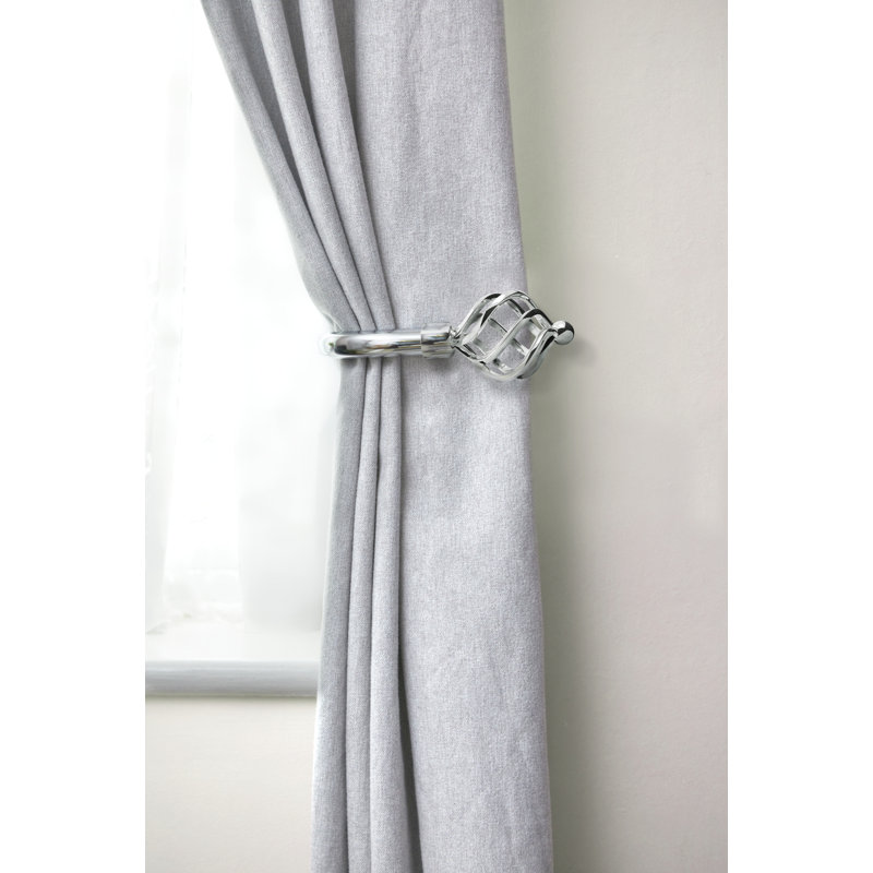 Abeer 20cm Curtain Holdback, Chrome