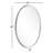 Ibon Metal Oval Wall Mirror-1709365386