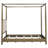 Canopy Bed Queen Brown See Below