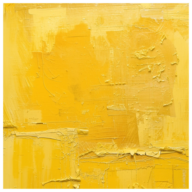 Couvertures texturées abstraites jaunes, L 50 po x H 60 po