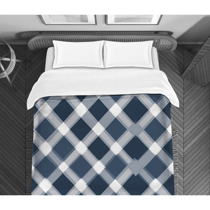 Checkered Comforter, King Comforter