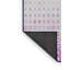 Tapis rose/zone grise à motifs-1099334906