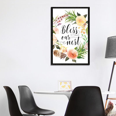Bless Our Nest - Print on Canvas