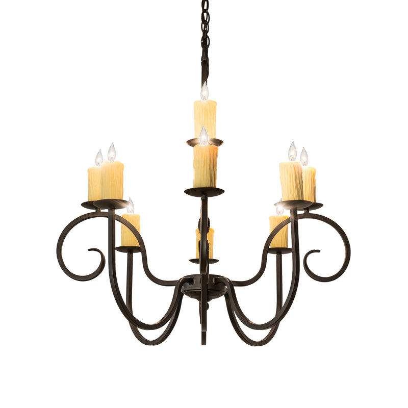 Clifton 10 - Light Chandelier, Oil Rubbed Bronze