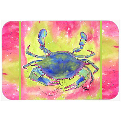 Crab Retangle Tempered Glass Cutting Board
